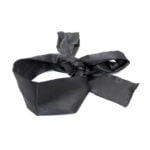Banoch Blindoek ZwartWit zacht 150 cm 8 cm breed 5