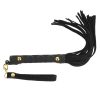 Banoch Flogger klein zwart imitatie suede zweep zacht 30 cm 3 scaled