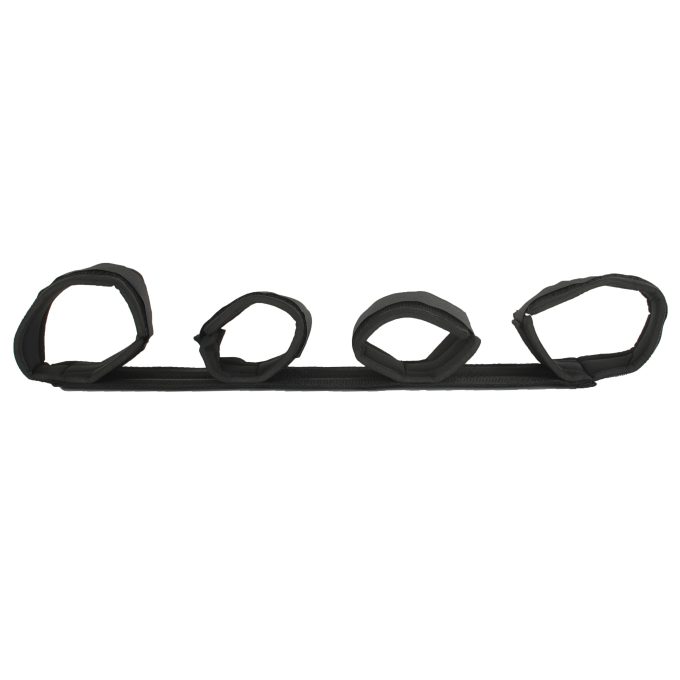 Banoch Spreidstang met klittenband velcro boeien 42 cm lang zwart 3 scaled