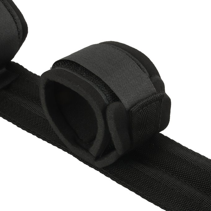 Banoch Spreidstang met klittenband velcro boeien 42 cm lang zwart 6 scaled