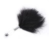 Banoch tantra black feather with clear handle 3