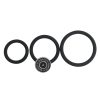 Banoch Cockring trio classic set zwart siliconen O 304050 mm 8 scaled
