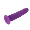 Banoch Dildo paars siliconen met zuignap 136 cm lang O 28 cm 6 scaled