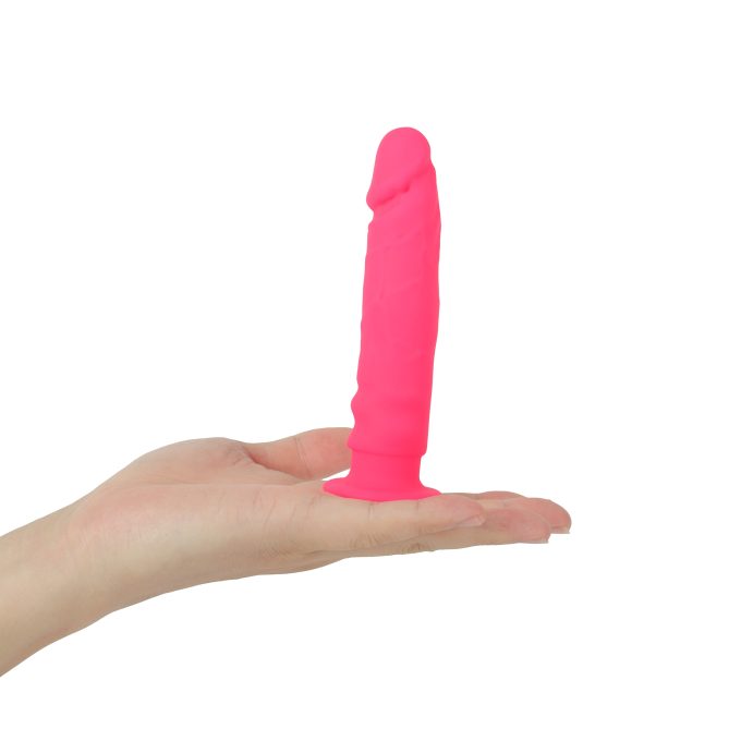 Banoch Dildo roze siliconen met zuignap 136 cm lang O 28 cm scaled