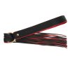 Banoch flogger flat zwart rood pu leer 50 cm BDSM 1 scaled