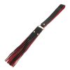 Banoch flogger flat zwart rood pu leer 50 cm BDSM 2 scaled