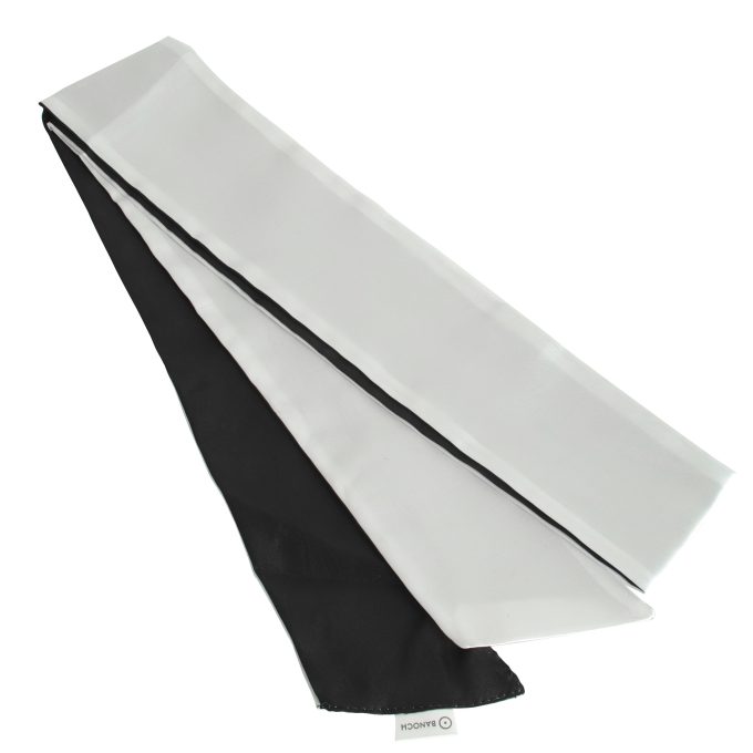 Banoch Blindoek ZwartWit zacht 150 cm 8 cm breed 3 scaled Banoch Blindoek ZwartWit zacht 150 cm 8 cm breed 3 scaled