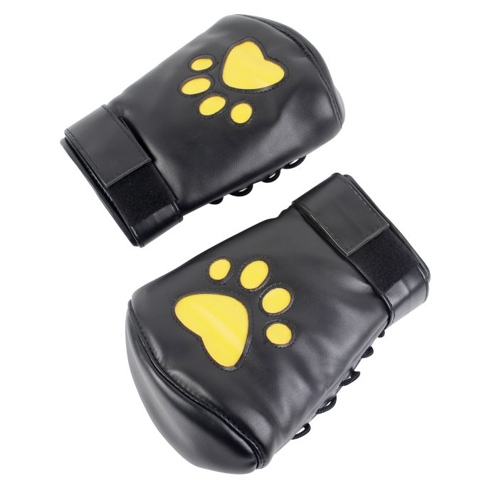 Banoch Perrito Mittones dog paws mittens bondage PU Leer geel voetje puppy play 5 scaled Banoch Perrito Mittones dog paws mittens bondage PU Leer geel voetje puppy play 5 scaled