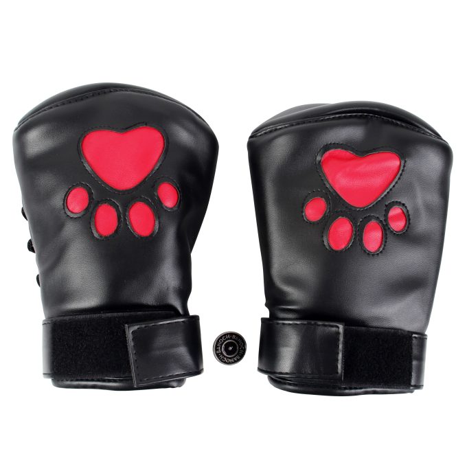 Banoch Perrito Mittones dog paws mittens bondage PU Leer rood voetje puppy play 3 scaled Banoch Perrito Mittones dog paws mittens bondage PU Leer rood voetje puppy play 3 scaled
