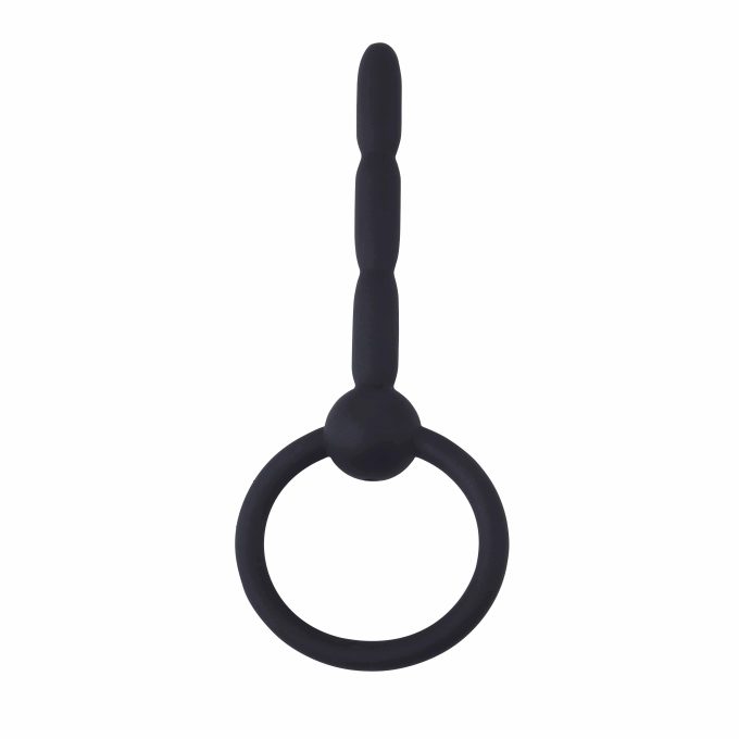 Insertable Penisplug Adagdak max. O 8 mm siliconen zwart 2 scaled
