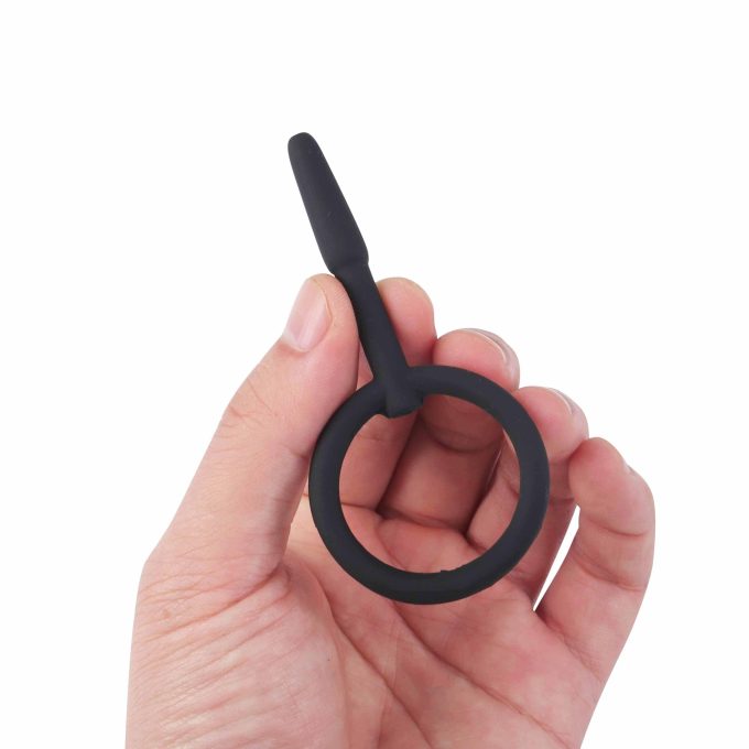 Insertable Penisplug Adwa Max. O 8 mm Siliconen zwart 4 scaled
