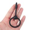 Insertable Penisplug Ahyi max. O 9 mm siliconen zwart 1 scaled