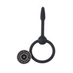 Insertable Penisplug Ahyi max. O 9 mm siliconen zwart 3 scaled