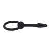 Insertable Penisplug Ahyi max. O 9 mm siliconen zwart 5 scaled