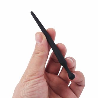 Insertable Penisstick Agung max. O 10 mm siliconen zwart 1 scaled