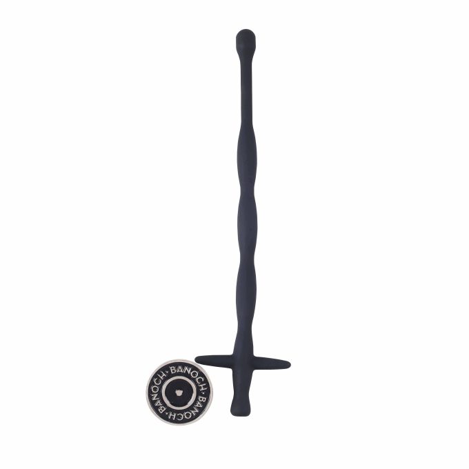 Insertable Penisstick cross dilator siliconen ∅ 8 mm 150 mm lang 2 scaled