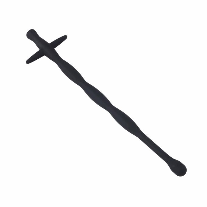 Insertable Penisstick cross dilator siliconen ∅ 8 mm 150 mm lang 3 scaled