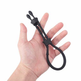 Banoch Cockring verstelbaar Lasso dubbel van siliconen 4 scaled