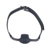 Banoch Gag open zwart siliconen verstelbare pu leren band 1 scaled