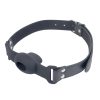 Banoch Gag open zwart siliconen verstelbare pu leren band 5 scaled