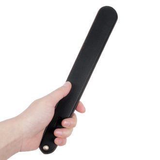 Banoch Paddle roodzwart Bolle en vlakke kant 31 cm X 4 cm imitatie leer BDSM 3 scaled