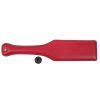 Banoch paddle roodzwart Bolle en vlakke kant imitatie leer 33 cm 7 cm BDSM 2 scaled