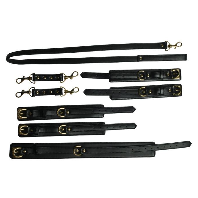 Banoch luxe bondageset zwart handboeien enkelboeien collar leash pu leer opbergtas 23 scaled Banoch luxe bondageset zwart handboeien enkelboeien collar leash pu leer opbergtas 23 scaled