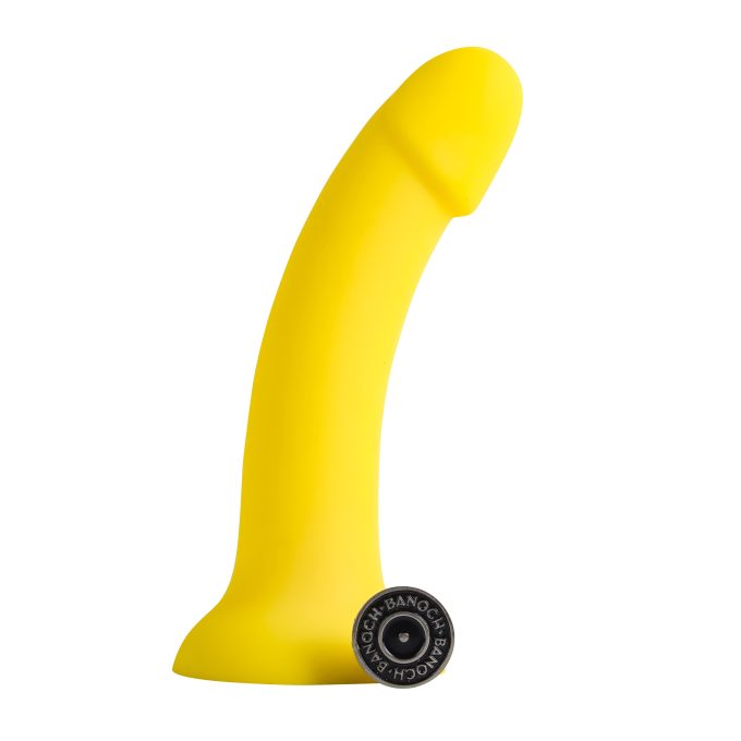 Banoch Dildo Claes geel siliconen met zuignap 17 cm lang O 34 cm 6 scaled