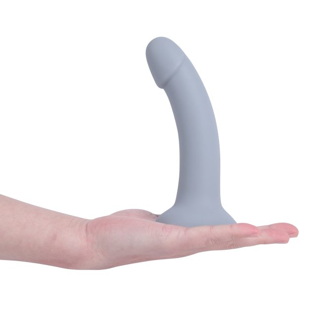 Banoch Dildo Claes grijs siliconen met zuignap 17 cm lang O 34 cm 3 scaled