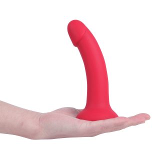 Banoch Dildo Claes rood siliconen met zuignap 17 cm lang O 34 cm 3 scaled