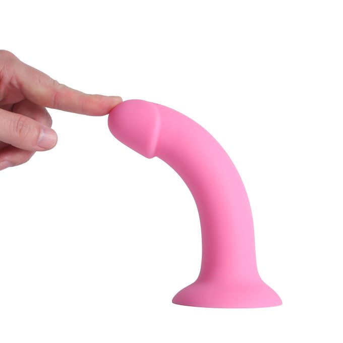 Banoch Dildo Claes zacht roze siliconen met zuignap 17 cm lang O 34 cm 1 scaled
