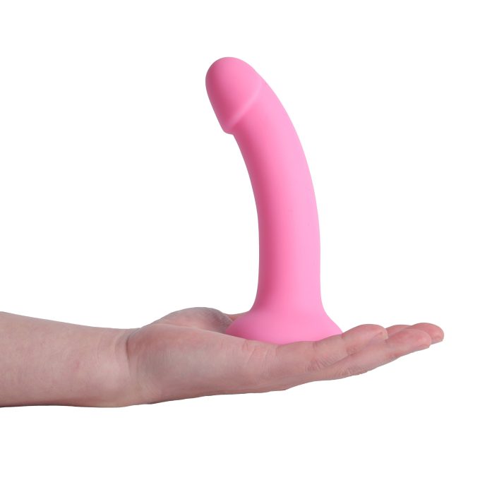 Banoch Dildo Claes zacht roze siliconen met zuignap 17 cm lang O 34 cm 2 scaled
