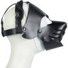 Banoch Masker Doggy zwart imitatie leer Bondage Puppy Play 3 scaled
