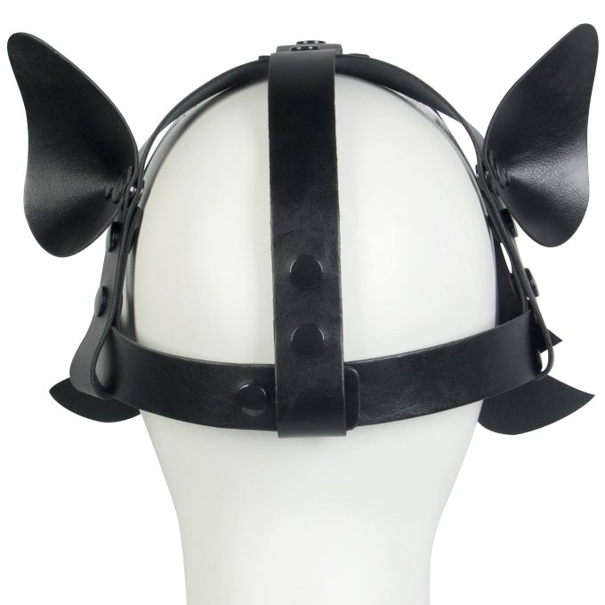 Banoch Masker Doggy zwart imitatie leer Bondage Puppy Play 5