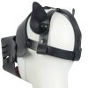 Banoch Masker Doggy zwart imitatie leer Bondage Puppy Play 6 scaled