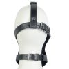 Banoch Masker Nosey Zwart imitatie leer Bondage 11 scaled