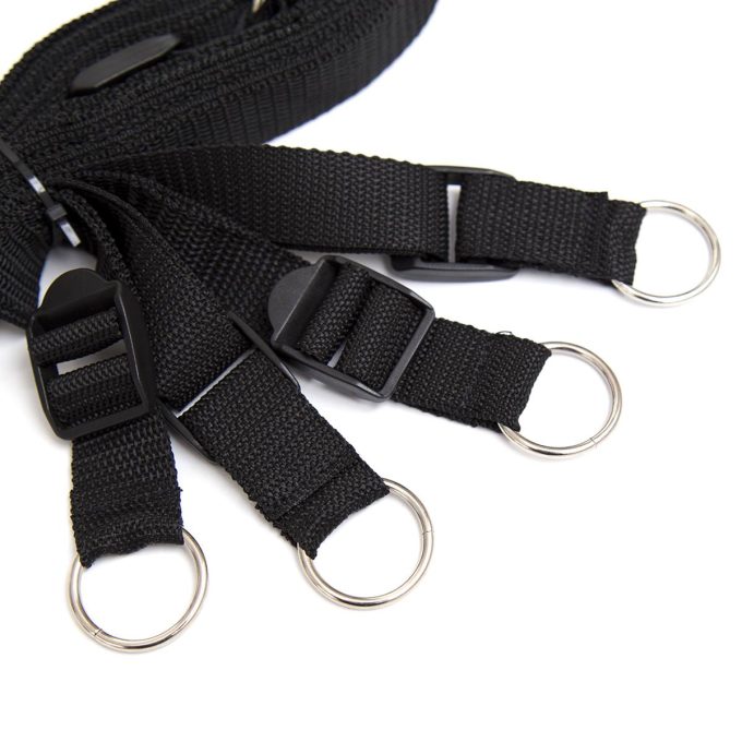 Banoch Bondageset voor onder bed stevige zachte neopreen boeien makkelijk verstelbaar rood (2) Banoch Bondageset voor onder bed stevige zachte neopreen boeien makkelijk verstelbaar rood (2)