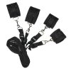 Banoch Bondageset voor onder bed stevige zachte neopreen boeien makkelijk verstelbaar zwart (3) Banoch Bondageset voor onder bed stevige zachte neopreen boeien makkelijk verstelbaar zwart (3)