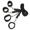 Banoch Bondageset voor onder bed stevige zachte neopreen boeien makkelijk verstelbaar zwart (4) Banoch Bondageset voor onder bed stevige zachte neopreen boeien makkelijk verstelbaar zwart (4)
