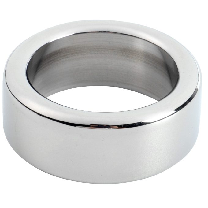 Banoch   Glansring Thick Ø 28 mm   brede metalen eikelring   cockring (1)