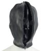Banoch Masker Close Up zwart imitatie leer Bondage (1)