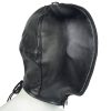 Banoch Masker Close Up zwart imitatie leer Bondage (3)