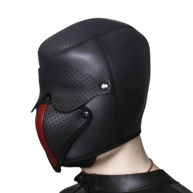 Banoch Masker Cobra neopreen afneembaar oog & mondmasker bondage (9) Banoch Masker Cobra neopreen afneembaar oog & mondmasker bondage (9)