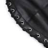 Banoch Masker Pony Tail zwart imitatie leer Bondage (11) Banoch Masker Pony Tail zwart imitatie leer Bondage (11)