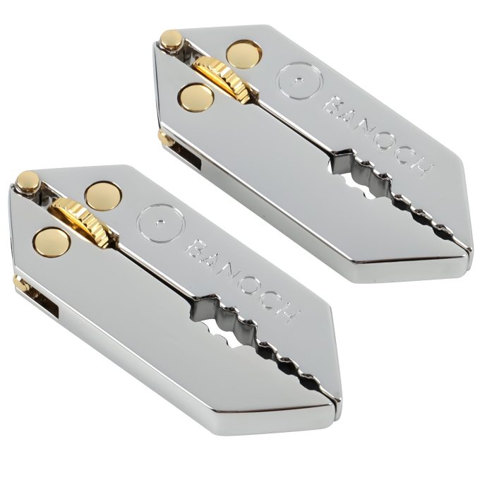 Banoch Cayman   gold twist tepelklemmen verstelbaar (3)