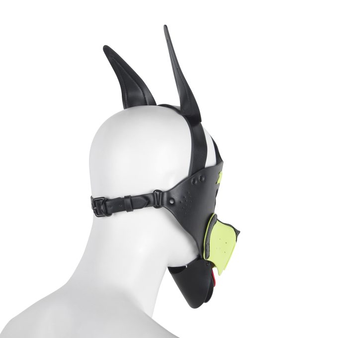 Banoch Masker Doggy pointy geel imitatie leer Bondage Puppy Play (4) Banoch Masker Doggy pointy geel imitatie leer Bondage Puppy Play (4)