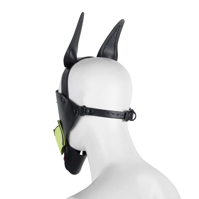 Banoch Masker Doggy pointy geel imitatie leer Bondage Puppy Play (6) Banoch Masker Doggy pointy geel imitatie leer Bondage Puppy Play (6)