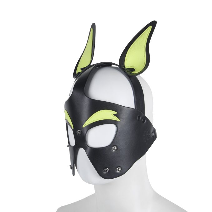 Banoch Masker Doggy pointy geel imitatie leer Bondage Puppy Play (9) Banoch Masker Doggy pointy geel imitatie leer Bondage Puppy Play (9)