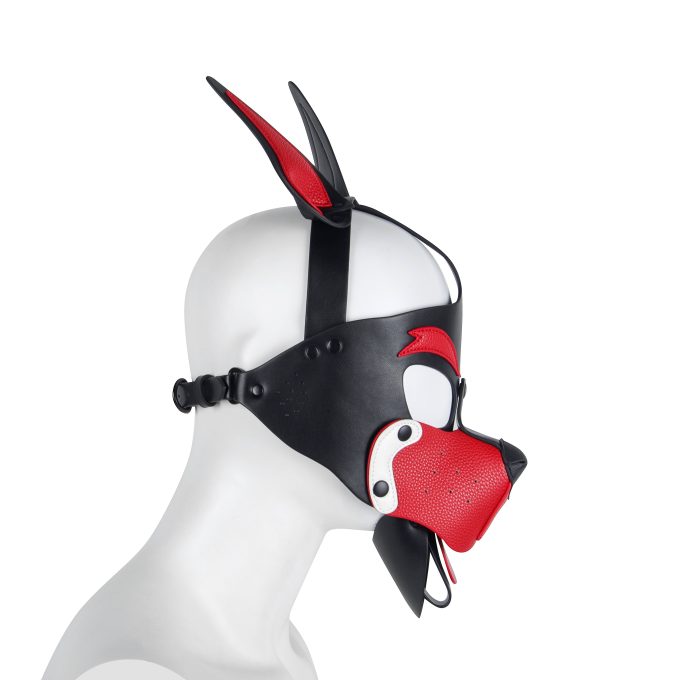 Banoch Masker Doggy pointy rood imitatie leer Bondage Puppy Play (3) Banoch Masker Doggy pointy rood imitatie leer Bondage Puppy Play (3)
