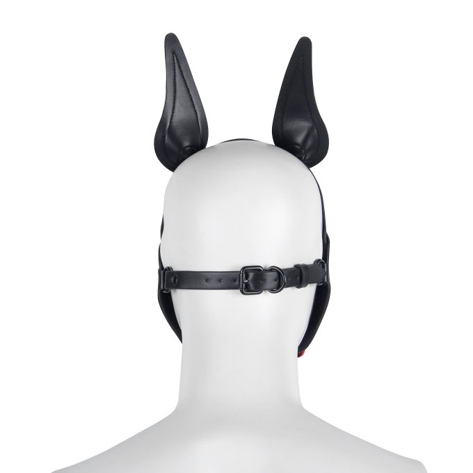 Banoch Masker Doggy pointy rood imitatie leer Bondage Puppy Play (5) Banoch Masker Doggy pointy rood imitatie leer Bondage Puppy Play (5)